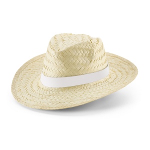 EDWARD RIB. Chapeau en paille naturelle avec ruban sublimé 2