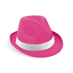 MANOLO POLI. Chapeau en PP avec ruban en polyester blanc 2