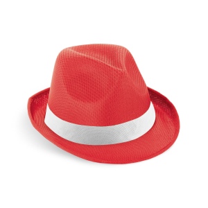 MANOLO POLI. Chapeau en PP avec ruban en polyester blanc 4