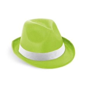MANOLO POLI. Chapeau en PP avec ruban en polyester blanc 7