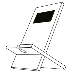 Support pour smartphone BAMBOO CHAIR 10