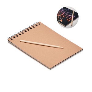 Carnet de papier à gratter - BLACK