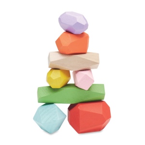 8 Pieces en bois empilables - DOLMEN 5
