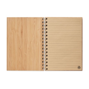 Carnet à spirale A5 en bambou - BRAM 4