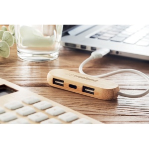 Hub USB 3 ports  câble 2 en 1 - VINA C 3