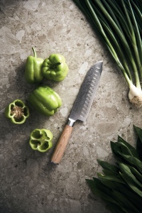 VINGA Couteau Santoku Hattasan Damascus 7