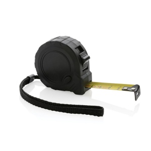 Mètre 3M/16 mm en plastique recyclé RCS avec bouton d'arrêt 3