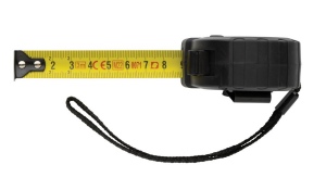 Mètre 3M/16 mm en plastique recyclé RCS avec bouton d'arrêt 6