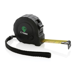 Mètre 3M/16 mm en plastique recyclé RCS avec bouton d'arrêt 8
