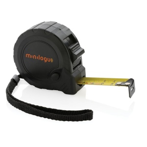 Mètre 5M/19mm en plastique recyclé RCS avec bouton d'arrêt 8