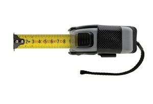 Mètre ruban Auto stop 8M/25mm en plastique recyclé RCS 6