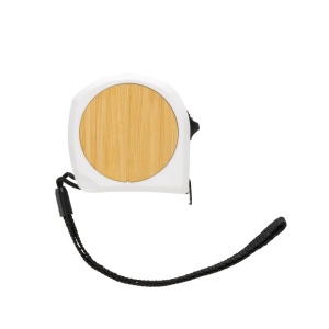 Mètre ruban 5M/19mm en plastique recyclé RCS et bambou 17