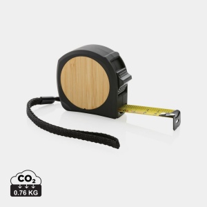 Mètre ruban 5M/19mm en plastique recyclé RCS et bambou 2