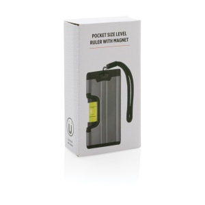 Règle de poche avec niveau et aimant 8