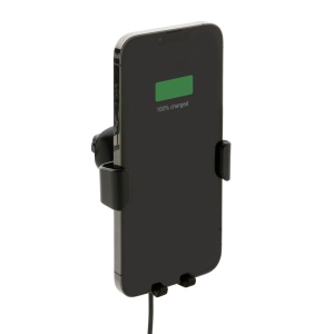 Support voiture avec chargeur 10W en plastique recyclé RCS 6