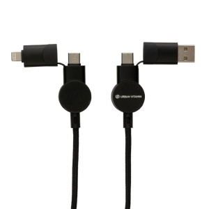 Câble Oakland 6-in-1 à charge 45W en plastique recyclé RCS 4