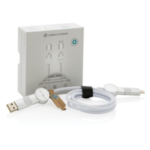 Câble Oakland 6-in-1 à charge 45W en plastique recyclé RCS 15