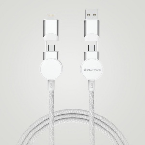 Câble Oakland 6-in-1 à charge 45W en plastique recyclé RCS 16