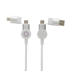 Câble Oakland 6-in-1 à charge 45W en plastique recyclé RCS 20