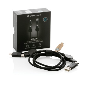 Câble Oakland 6-in-1 à charge 45W en plastique recyclé RCS 5