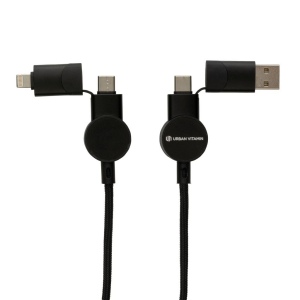 Câble Oakland 6-in-1 à charge 45W en plastique recyclé RCS 9