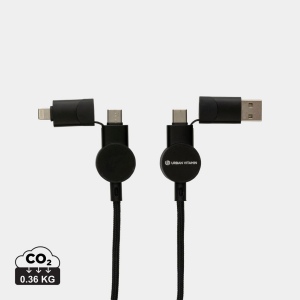 Câble Oakland 6-in-1 à charge 45W en plastique recyclé RCS 2