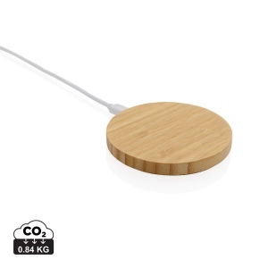 Chargeur sans fil 15W en bambou 2