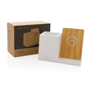 Chargeur 10W avec porte-stylo en ABS recyclé RCS Ontario 14