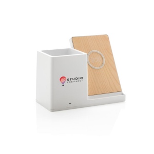 Chargeur 10W avec porte-stylo en ABS recyclé RCS Ontario 19