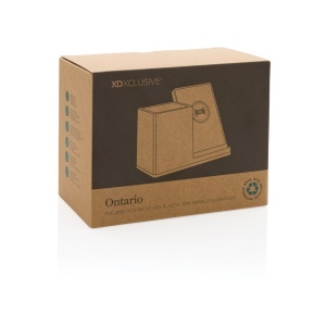Chargeur 10W avec porte-stylo en ABS recyclé RCS Ontario 22