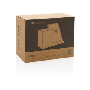 Chargeur 10W avec porte-stylo en ABS recyclé RCS Ontario 6