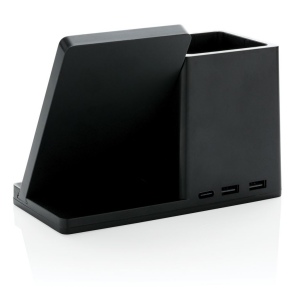 Chargeur 10W avec porte-stylo en ABS recyclé RCS Ontario 8