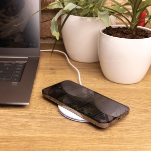 Chargeur rapide sans fil 15W en plastique recyclé RCS 12
