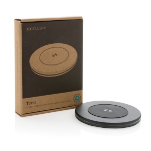 Chargeur sans fil 10W en aluminium recyclé RCS Terra 10