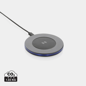 Chargeur sans fil 10W en aluminium recyclé RCS Terra 2