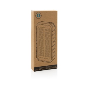 Powerbank solaire 10.000mAh et 10W en plastique recyclé RCS 12