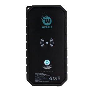 Powerbank solaire 10.000mAh et 10W en plastique recyclé RCS 9