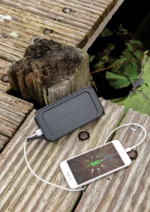 Powerbank solaire 10.000mAh et 10W en plastique recyclé RCS 10