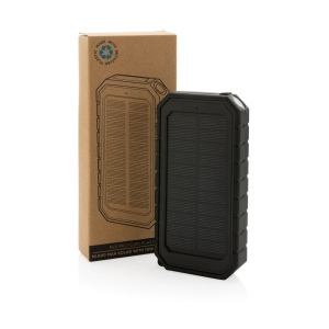 Powerbank solaire 10.000mAh et 10W en plastique recyclé RCS 11