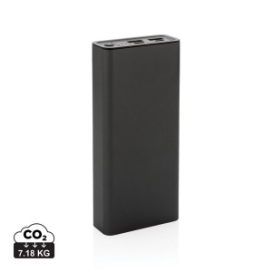 Powerbank 20.000 mAh et 20W en aluminium recyclé RCS Terra