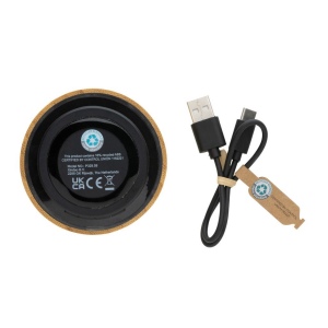 Enceinte 3W en bambou et ABS RCS 7