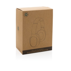 Casque sans fil pliable en bambou et plastique RCS Elite 13