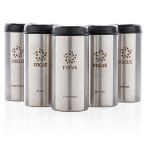 Mug Metro en acier inoxydable recyclé RCS 25