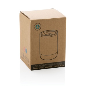 Petite tasse à café en liège et acier recyclé RCS 18