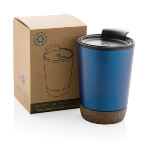 Tasse à café en liège et en acier inoxydable GRS 21