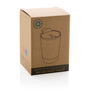 Tasse à café en liège et en acier inoxydable GRS 10