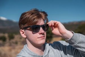 Lunettes de soleil en plastique PP recyclé RCS 15