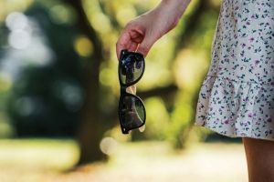 Lunettes de soleil en bambou et plastique recyclé RCS 12