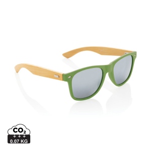 Lunettes de soleil en bambou et plastique recyclé RCS 4