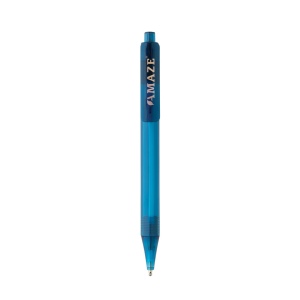 Stylo transparent X8 en rPET GRS 21